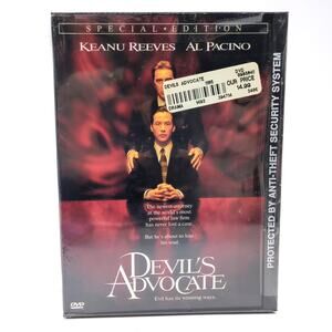 Devil's Advocate Brand New Sealed DVD OOP Snapcase Keanu Reeves Al Pacino 1997
